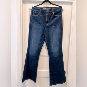 American Eagle Super Stretch Flare Jeans - Size 14 Long/Tall